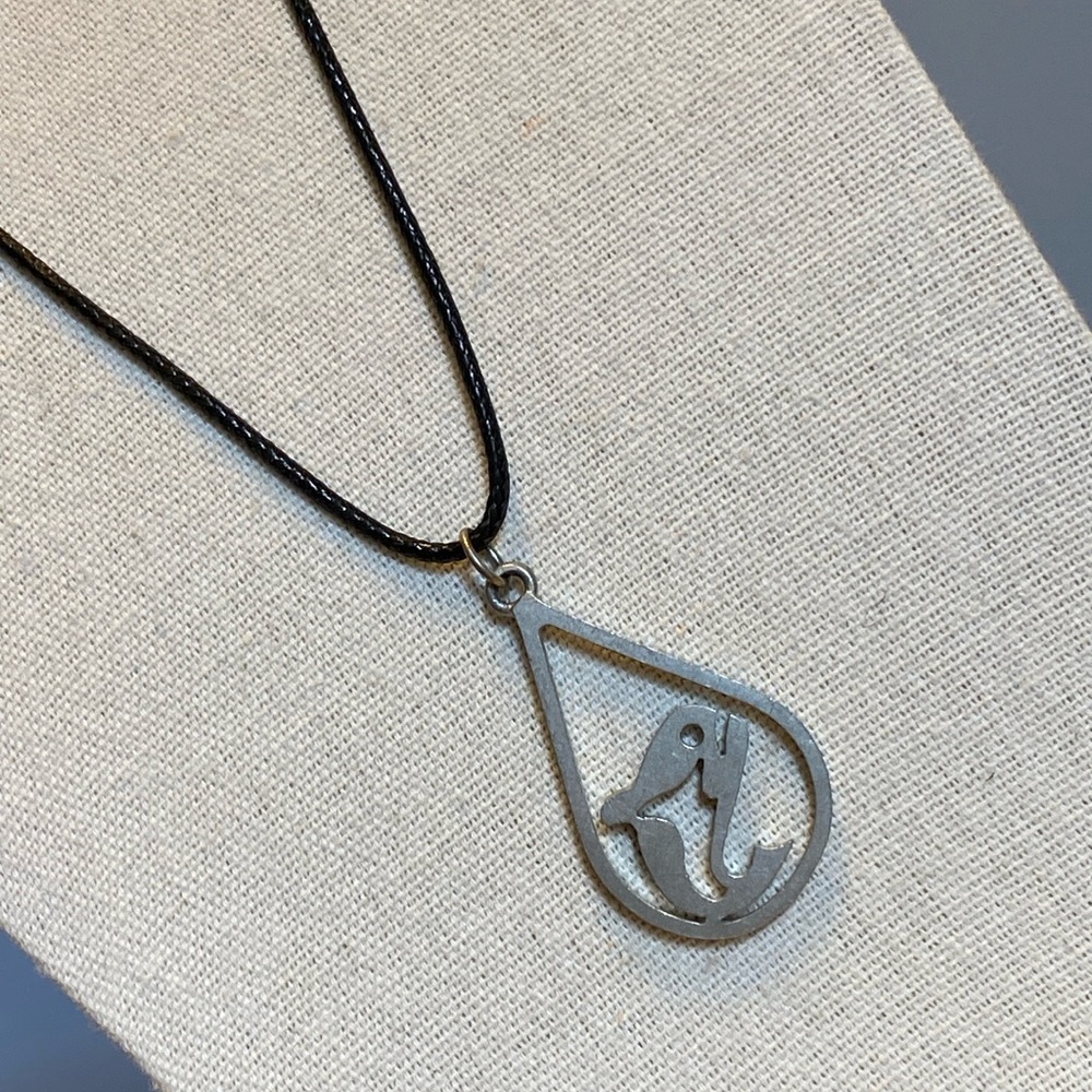 Artisan Orca Pendant Necklace